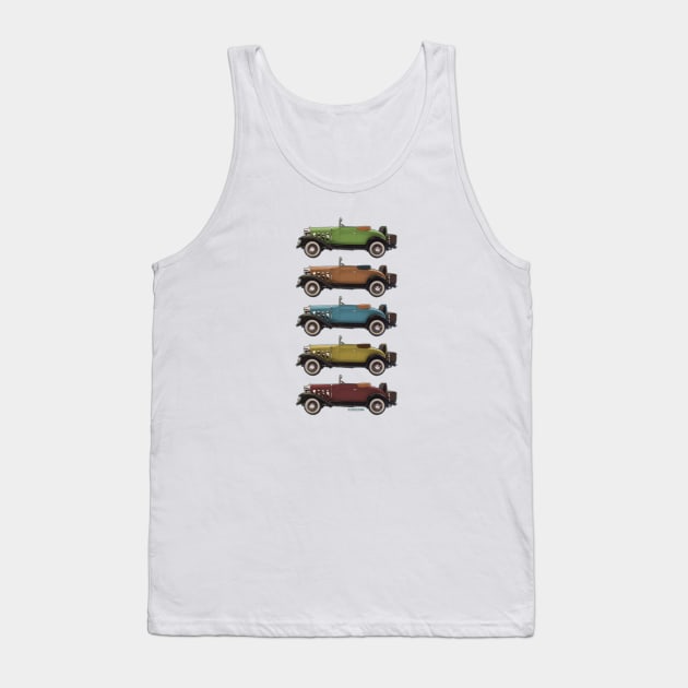 Five Chevy's Tank Top by DaJellah